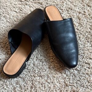 Banana Republic Black Leather Loafers